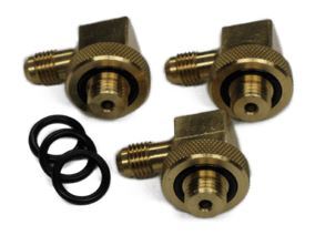 1/4"x Swivel 90 degrees 3 pack