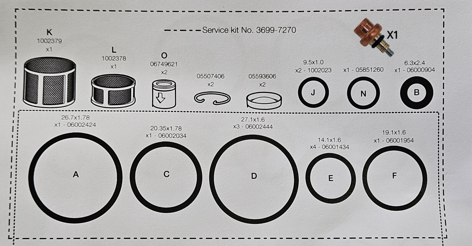 Mattsson 5Yr Serv Kit 9230 TMV