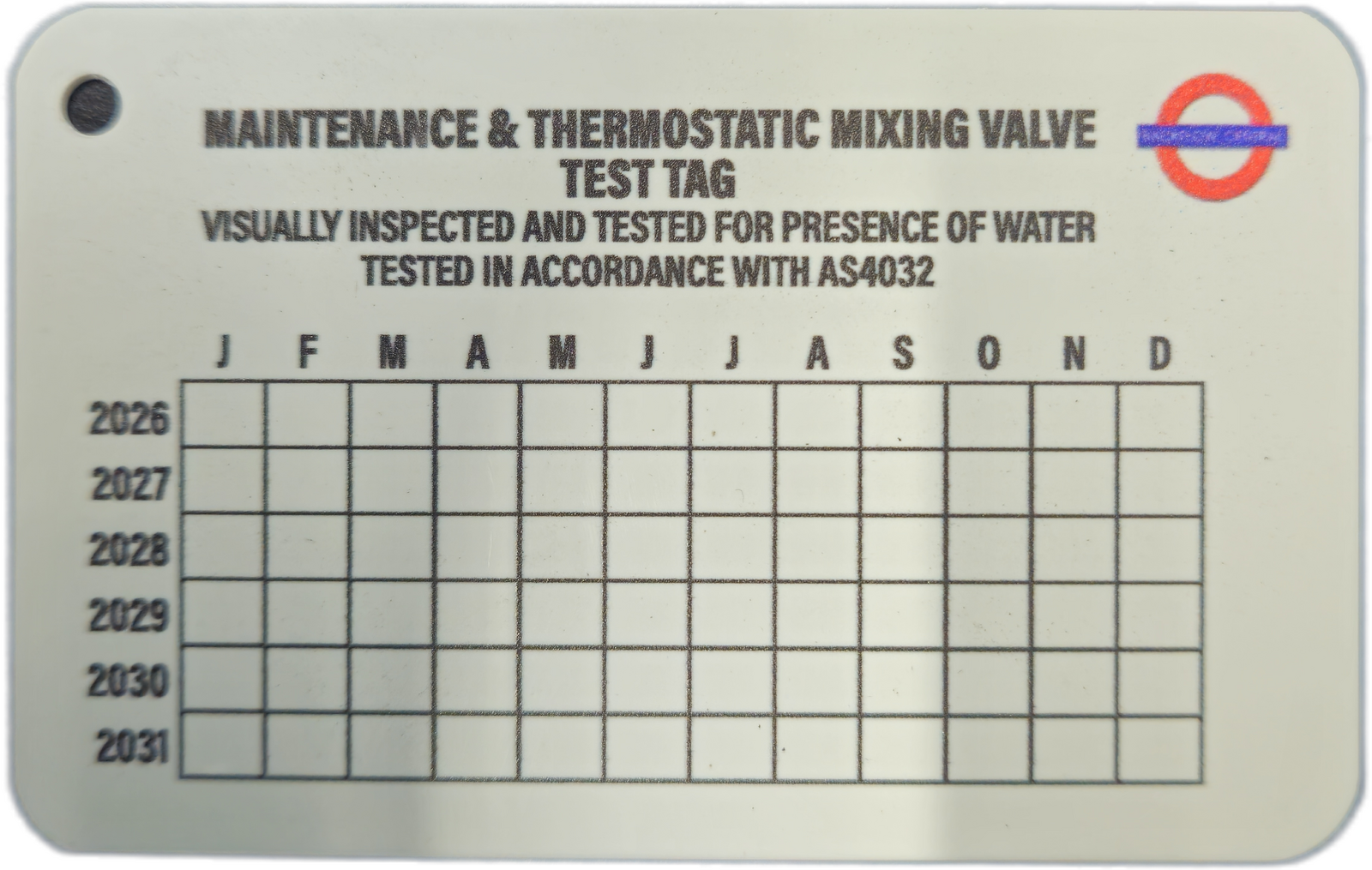 TEST TAG MAINT/TMV 26-31 50PK