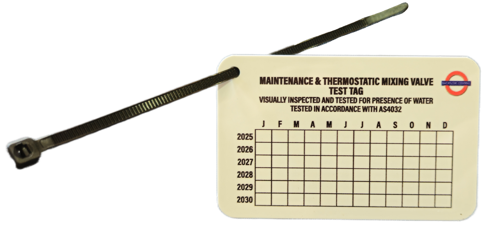 TEST TAG MAINT/TMV 25-30 EACH