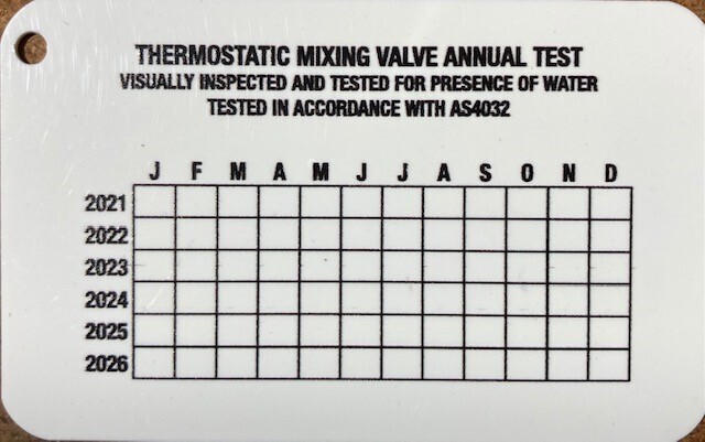 Maintenance Test tags Custom 
