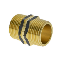 25mm Brass Hexnipple MxM