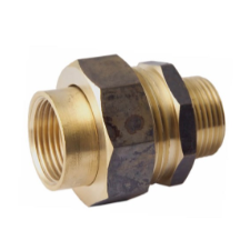 15mm Brass Barrell Union M&F