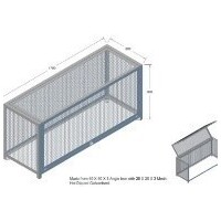 Galv Cage 12000Hx2400Lx750D