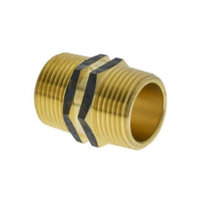 15mm Brass Hexnipple MxM