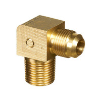 1/4 SAE x 1/4 BSP Brass Elbow